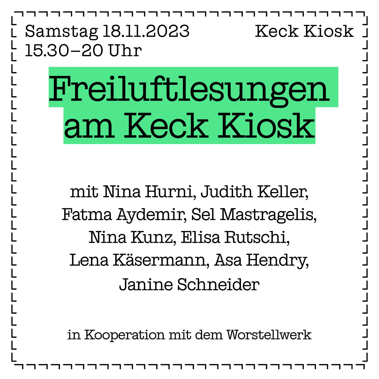 Keck Veranstaltung